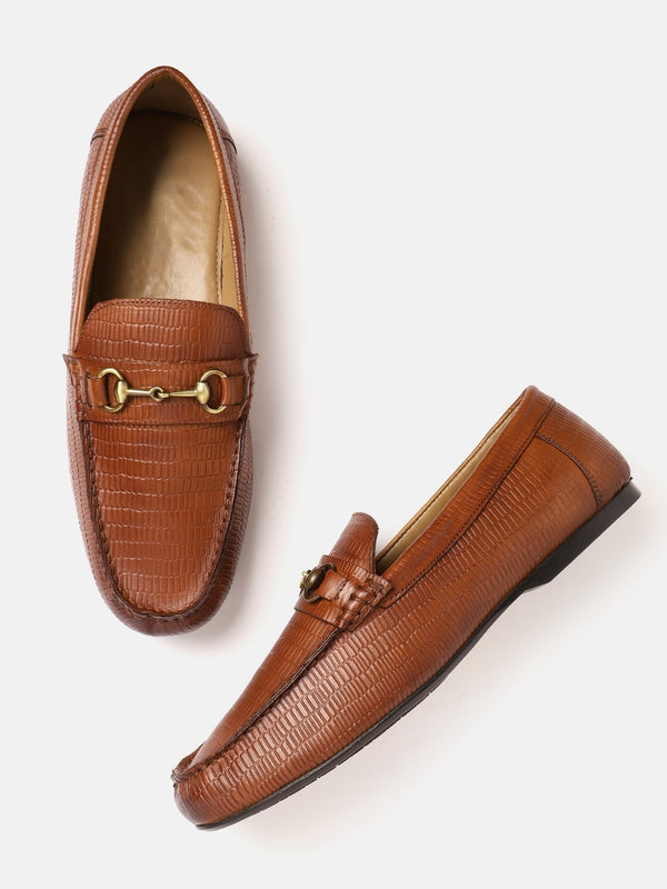 Brown Leather Loafers Shoes