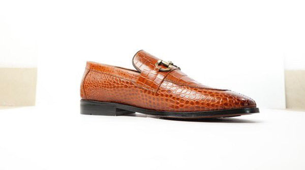 Brown Leather Loafers Shoes