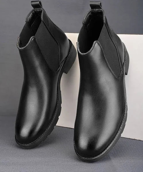 Mens Leather Chelsea Boots